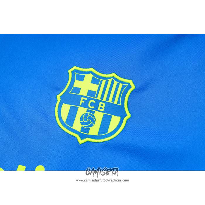 Chandal del Barcelona 2024-2025 Manga Corta Azul - Pantalon Corto